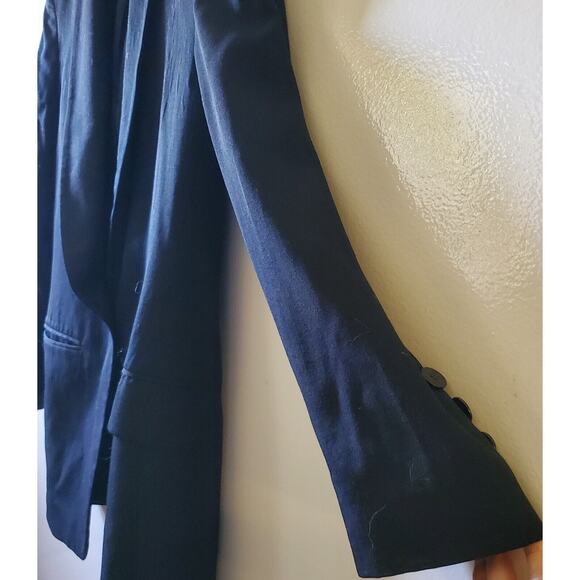 Jones New York Women's Black Wool Blazer Jacket Size 12 Made In USA - Picture 11 of 13